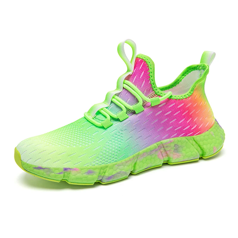 Lightweight Women Running Shoes New Colorful Female Sports Shoes Breathable Couple Casual Sneakers Flexible Fashion Men Tennis