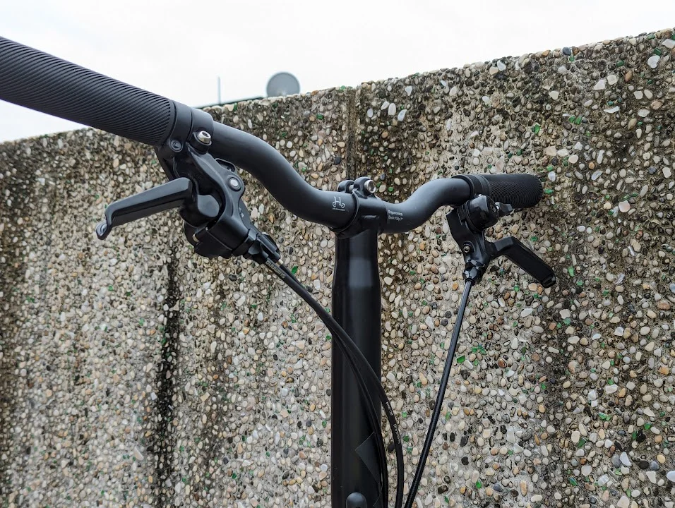H&H Innovation For Brompton Large Angle Carbon Handlebars Carbon Type S and M