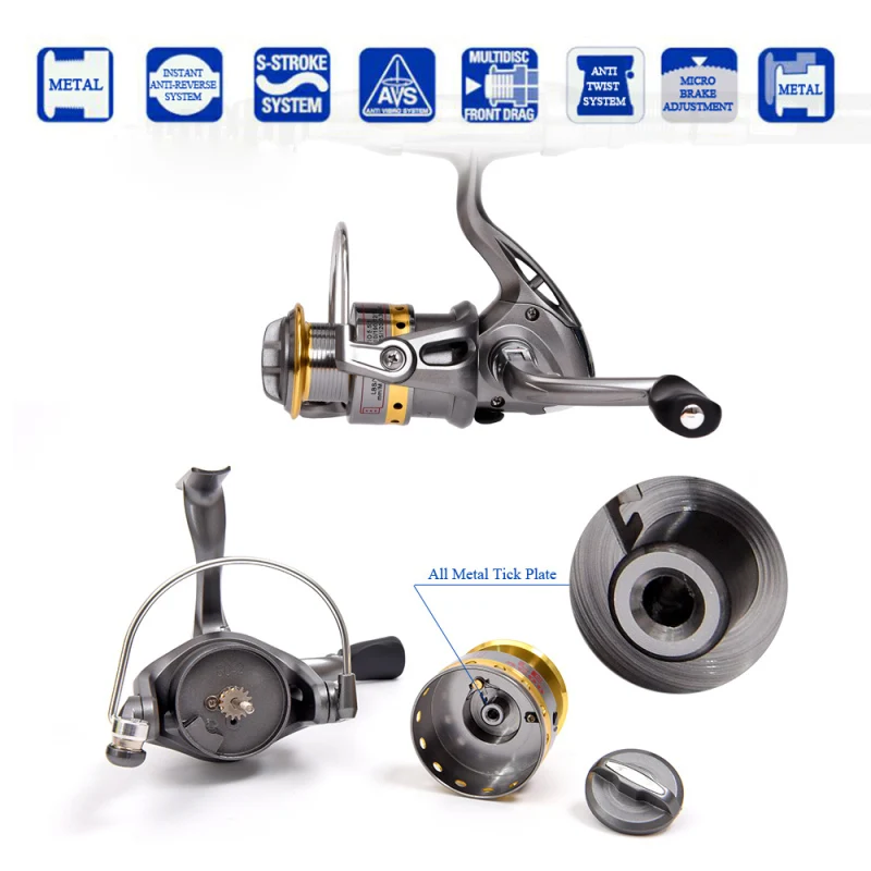 Lixada Telescopic Fishing Rod and Reel Combo Full Kit Carbon Fiber Fishing Rod Pole + Spinning Fishing Reel + Fishing Tackle Set