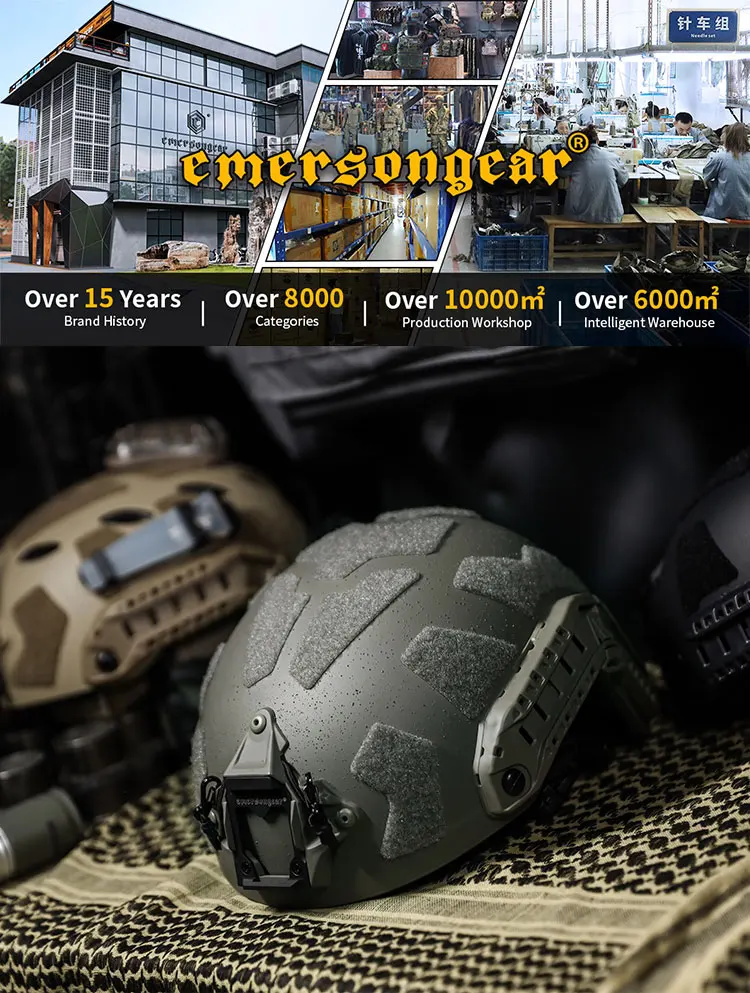 Emersongear Fast SF Ultra High Cut Tactical Helmet Thick Ver. Head Protective Gear Guard Airsoft Headwear Hunting Combat EM9695