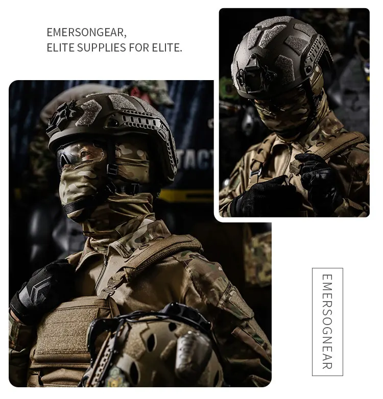 Emersongear Fast SF Ultra High Cut Tactical Helmet Thick Ver. Head Protective Gear Guard Airsoft Headwear Hunting Combat EM9695