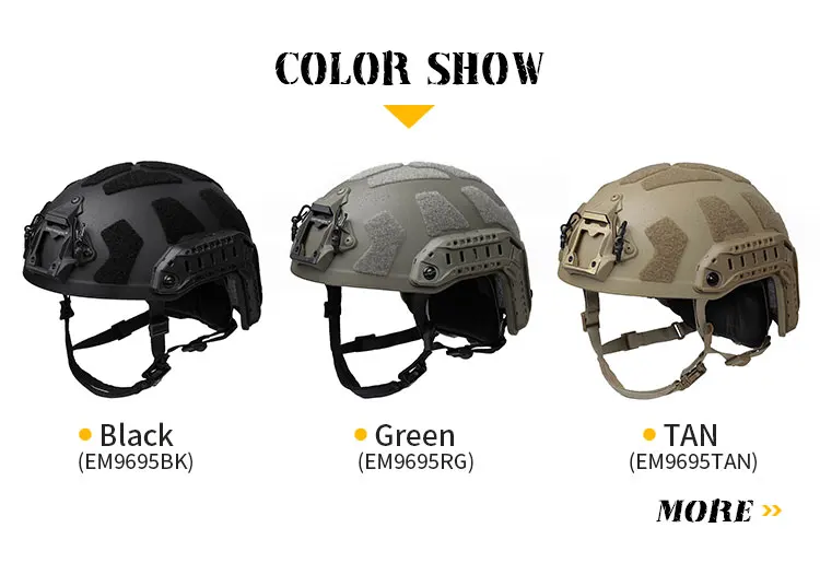 Emersongear Fast SF Ultra High Cut Tactical Helmet Thick Ver. Head Protective Gear Guard Airsoft Headwear Hunting Combat EM9695