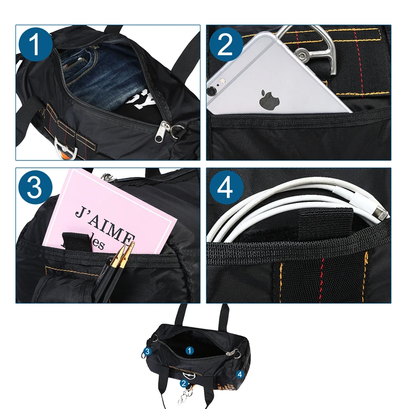LQARMY Travel Gym Bag Waterproof Fitness Bags Men Women Sport Bag Outdoor Portable Ultralight Yoga bag