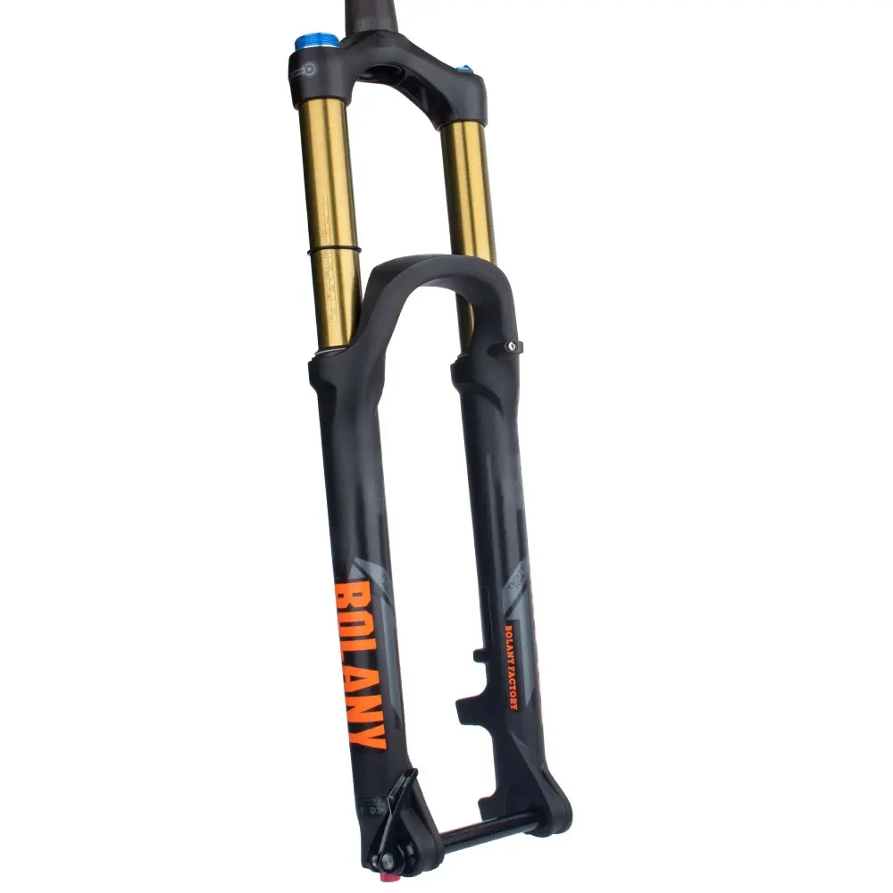 Bolany Bike Fork 27.5 29 Inch Pneumatic Shock Absorber Damping BOOST Barrel Shaft Magnesium Alloy 175mm 160mm Travel Disc Fork