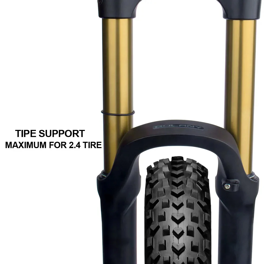 Bolany Bike Fork 27.5 29 Inch Pneumatic Shock Absorber Damping BOOST Barrel Shaft Magnesium Alloy 175mm 160mm Travel Disc Fork