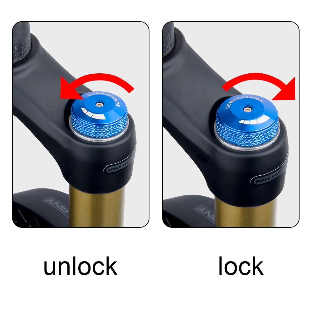 Bolany Bike Fork 27.5 29 Inch Pneumatic Shock Absorber Damping BOOST Barrel Shaft Magnesium Alloy 175mm 160mm Travel Disc Fork