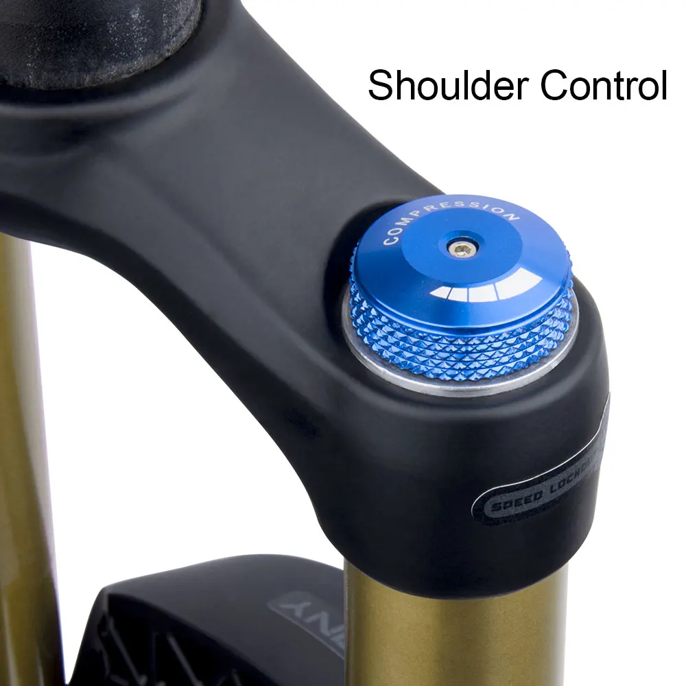 Bolany Bike Fork 27.5 29 Inch Pneumatic Shock Absorber Damping BOOST Barrel Shaft Magnesium Alloy 175mm 160mm Travel Disc Fork