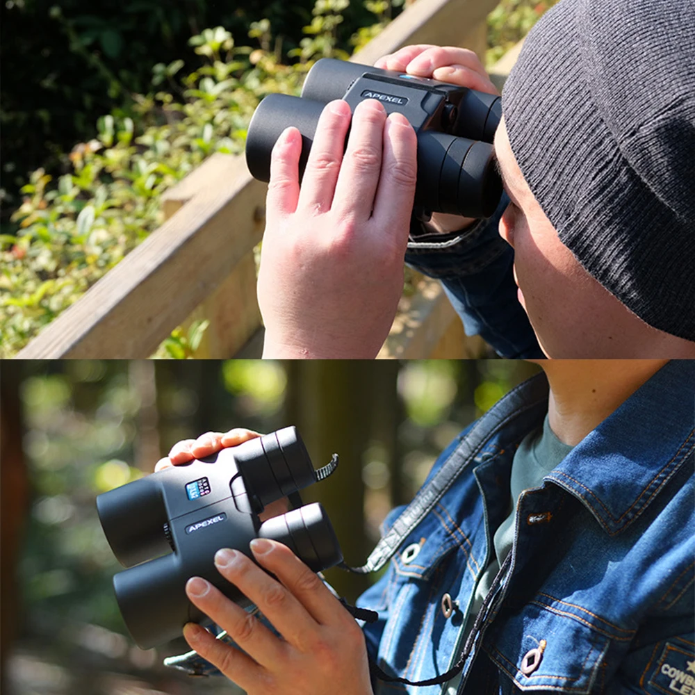 10x42 Digital Binoculars Adults Kids Auto Focus Binoculars Waterproof Folding Telescope for Bird Watching Sightseeing Wildlife