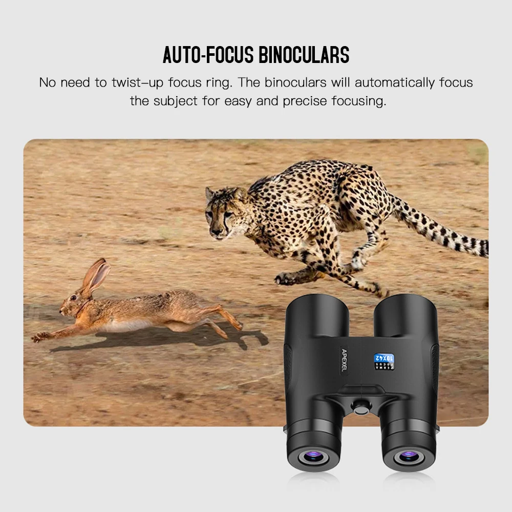 10x42 Digital Binoculars Adults Kids Auto Focus Binoculars Waterproof Folding Telescope for Bird Watching Sightseeing Wildlife