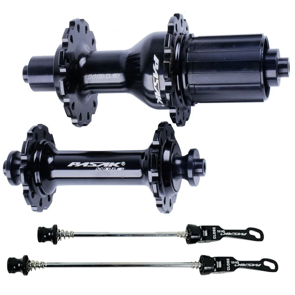 Pasak 700C Road Bike Hubs DT 54T Star Ratchets Front 20h Rear 24h O.L.D 100-130mm QR