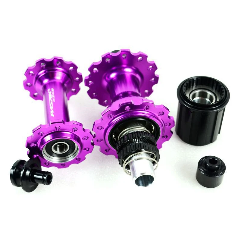 Pasak 700C Road Bike Hubs DT 54T Star Ratchets Front 20h Rear 24h O.L.D 100-130mm QR