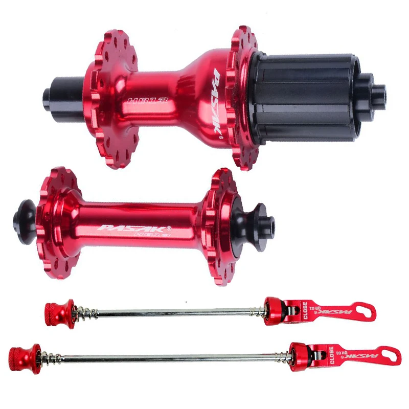 Pasak 700C Road Bike Hubs DT 54T Star Ratchets Front 20h Rear 24h O.L.D 100-130mm QR