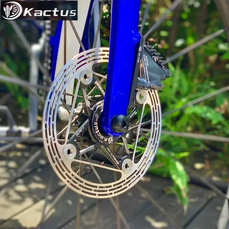 KACTUS UltraLight 140 160 mm Heat Dissipation Road Bicycle Brake Disc Cooler Cooling Floating Rotor Center Lock Middle Lock Disc