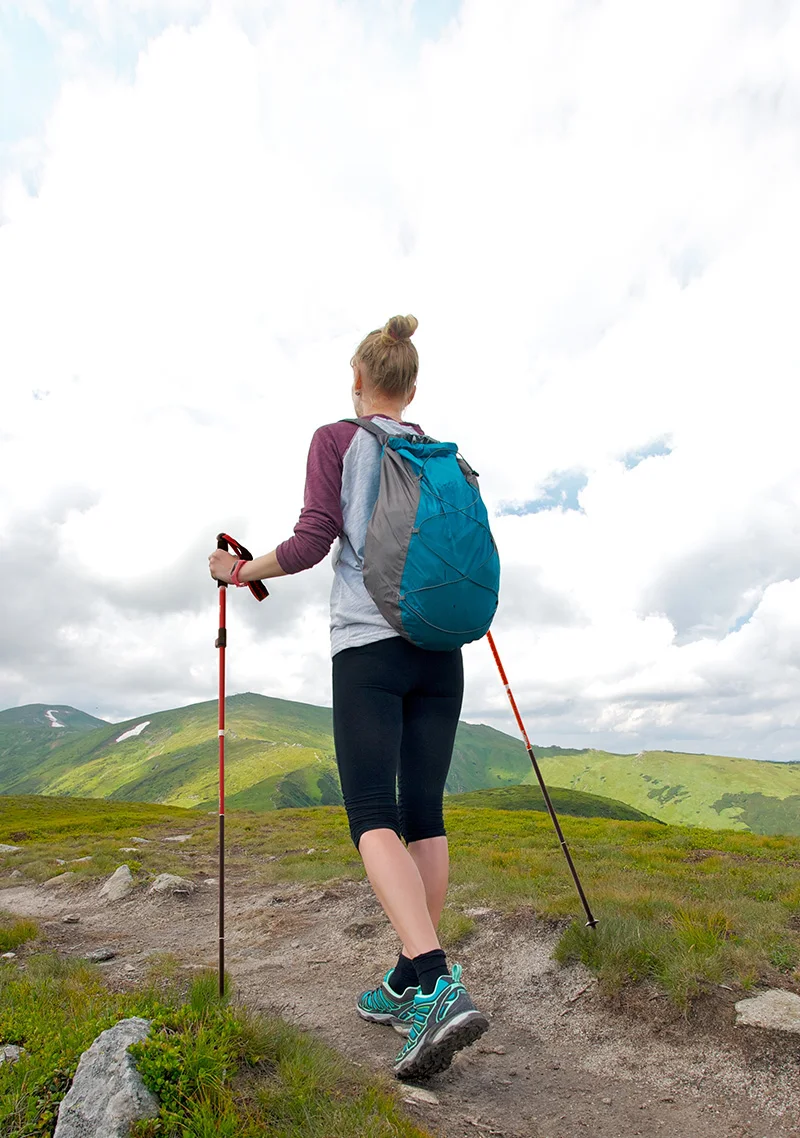 Naturehike ST09 Trekking Poles Nordic Walking Poles Aluminum Trekking Sticks Foldable Hiking Pole Telescopic stick Walking stick