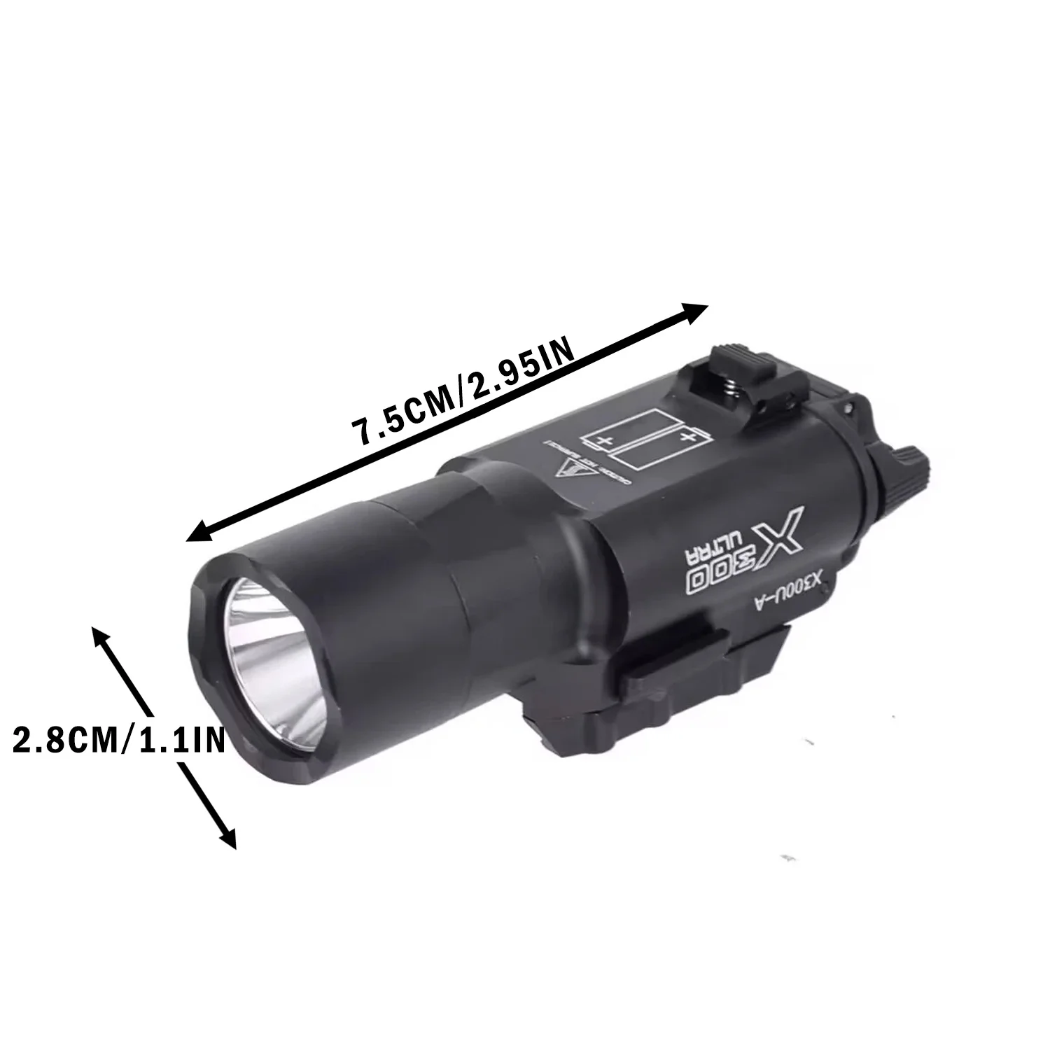 Surefir X300U Scout Light Gun Light Lanterna Rifle Strobe Flashlight Fit 20mm Rail Airsoft Hanging FlashlightHunting