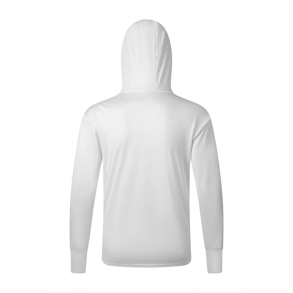 Fishing Shirts Long Sleeve Hoodie UPF 50+ T-shirt Tops Sun Protection Jersey Men's Face Mask Fishing Clothes