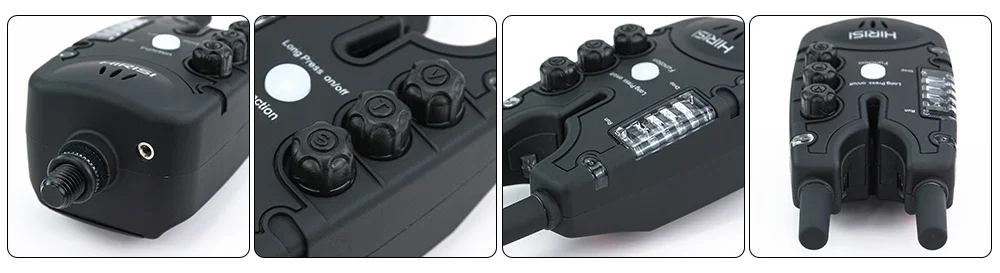 Hirisi S8 Carp Fishing Alarm 1+4 Set Waterproof Bite Alarm 2 Way Remote Control Bite Indicator Fishing Accessories