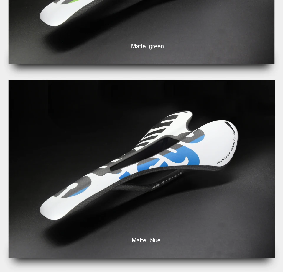 New Ullicyc 3K Full Carbon Fiber Bicycle Saddle Road/MTB Bike Carbon Saddle Seat Matte/Glossy Colorful