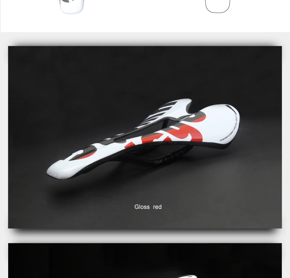 New Ullicyc 3K Full Carbon Fiber Bicycle Saddle Road/MTB Bike Carbon Saddle Seat Matte/Glossy Colorful