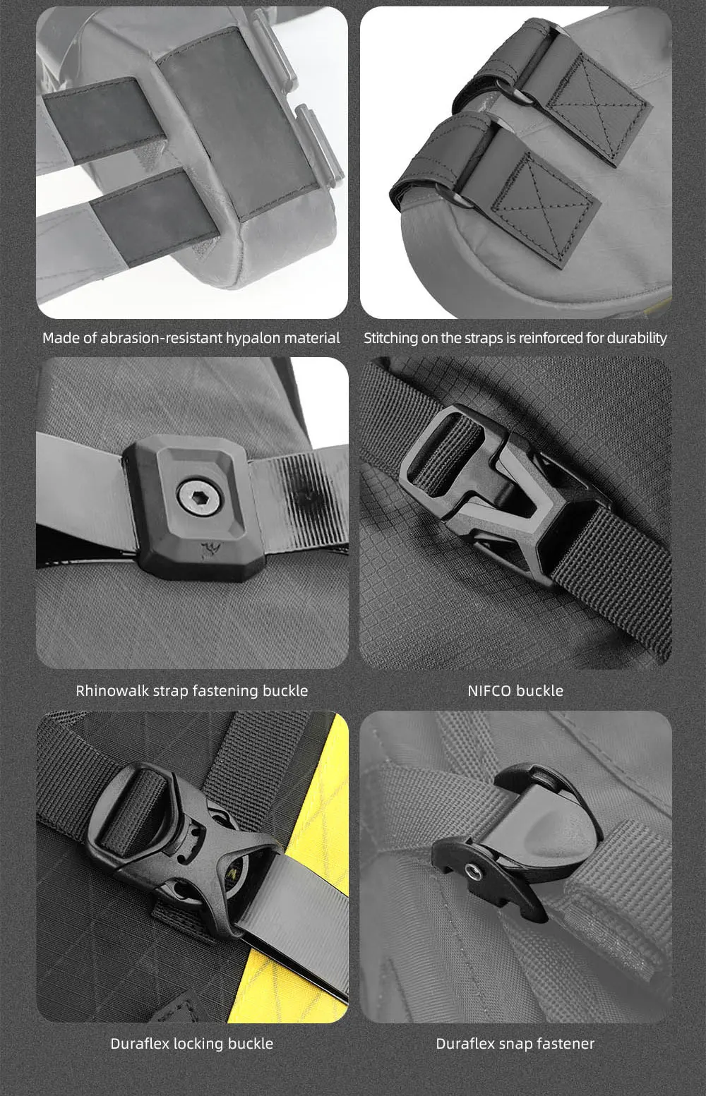 Rhinowalk Bike Saddle Bag Stable Not Shaking 14L Big Capacity Removable Dry Bag Waterproof For Mtb Road Gravel Bike Bikepacking