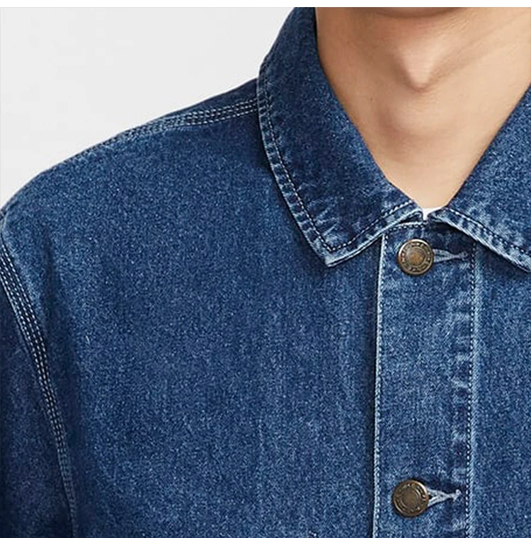 Nike Official Authentic 2024 New Men's Retro Fashion Casual Denim Jacket HQ1469-441