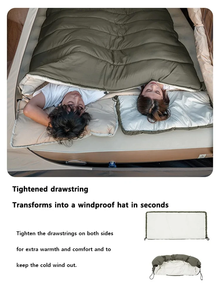 Naturehike Sleeping Bag Camping Outdoor Portable Ultralight Single Splicable Sleeping Bags Waterproof Machine Washable