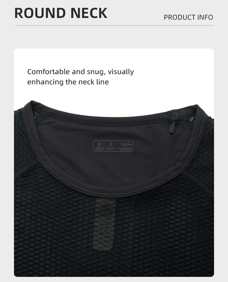 YKYWBIKE Women's Cycling Base Layers Long Sleeve Quick Dry Breathable Full Base Layer Bicycle Undershirt Road Bike Clothing