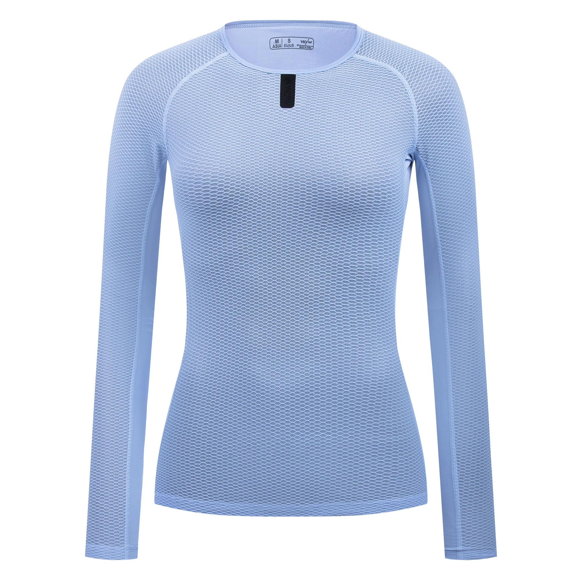 YKYWBIKE Women's Cycling Base Layers Long Sleeve Quick Dry Breathable Full Base Layer Bicycle Undershirt Road Bike Clothing
