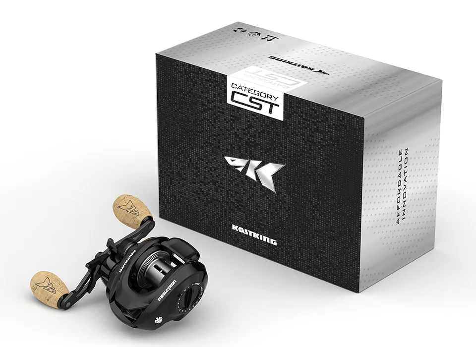 KastKing Royale MegaTron Long Cast Baitcasting Reel 7.2:1Gear Ratio Reel Freshwater Aluminum Spool 8 KG Drag Fishing Coil