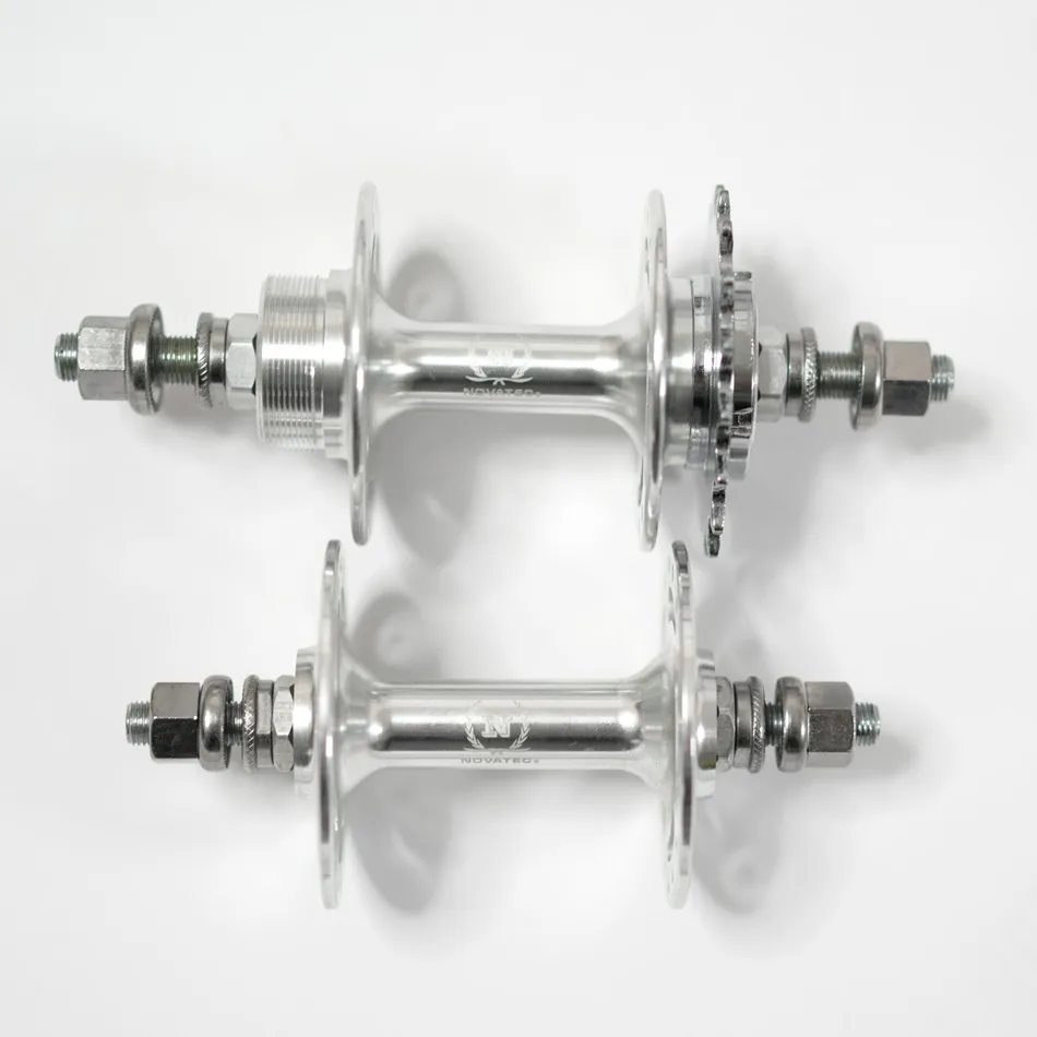Novatec Fixed Gear Bike Racing Hubs,High-grade Professional Sealed Bearing Hubs Track Bike Single Speed Bicycle Hubs 32H Parts