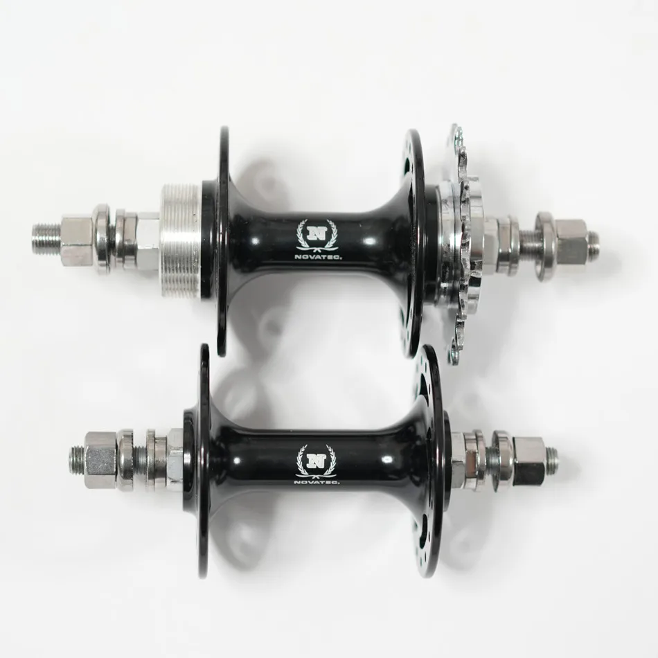 Novatec Fixed Gear Bike Racing Hubs,High-grade Professional Sealed Bearing Hubs Track Bike Single Speed Bicycle Hubs 32H Parts