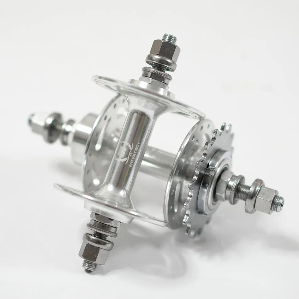 Novatec Fixed Gear Bike Racing Hubs,High-grade Professional Sealed Bearing Hubs Track Bike Single Speed Bicycle Hubs 32H Parts