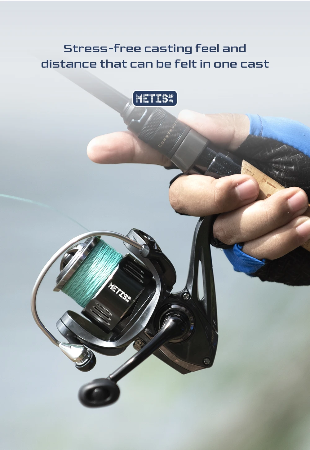 TSURINOYA METIS 1000 2000 3000 Spinning Fishing Reel 8kg Drag Lure Reel Lightweight 8+1 Bearings Bass Saltwater Fishing Coil