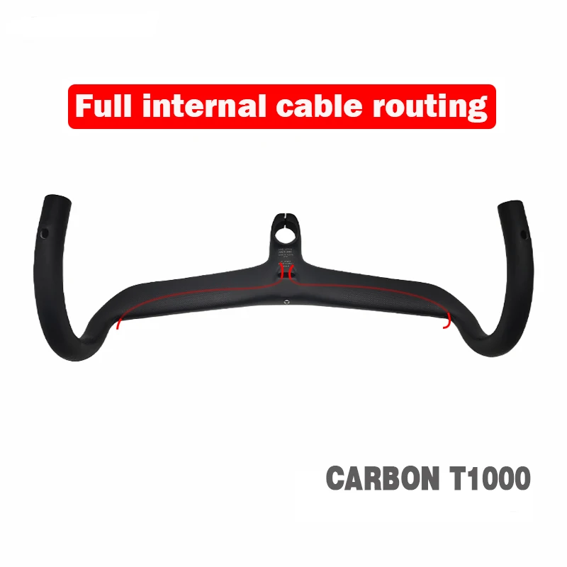 Per SL7 SL8 Instradamento Interno Manubrio Per Bicicletta Da Strada T1000 Carbonio Integrato Cockpit Di2 Manubrio In Carboni