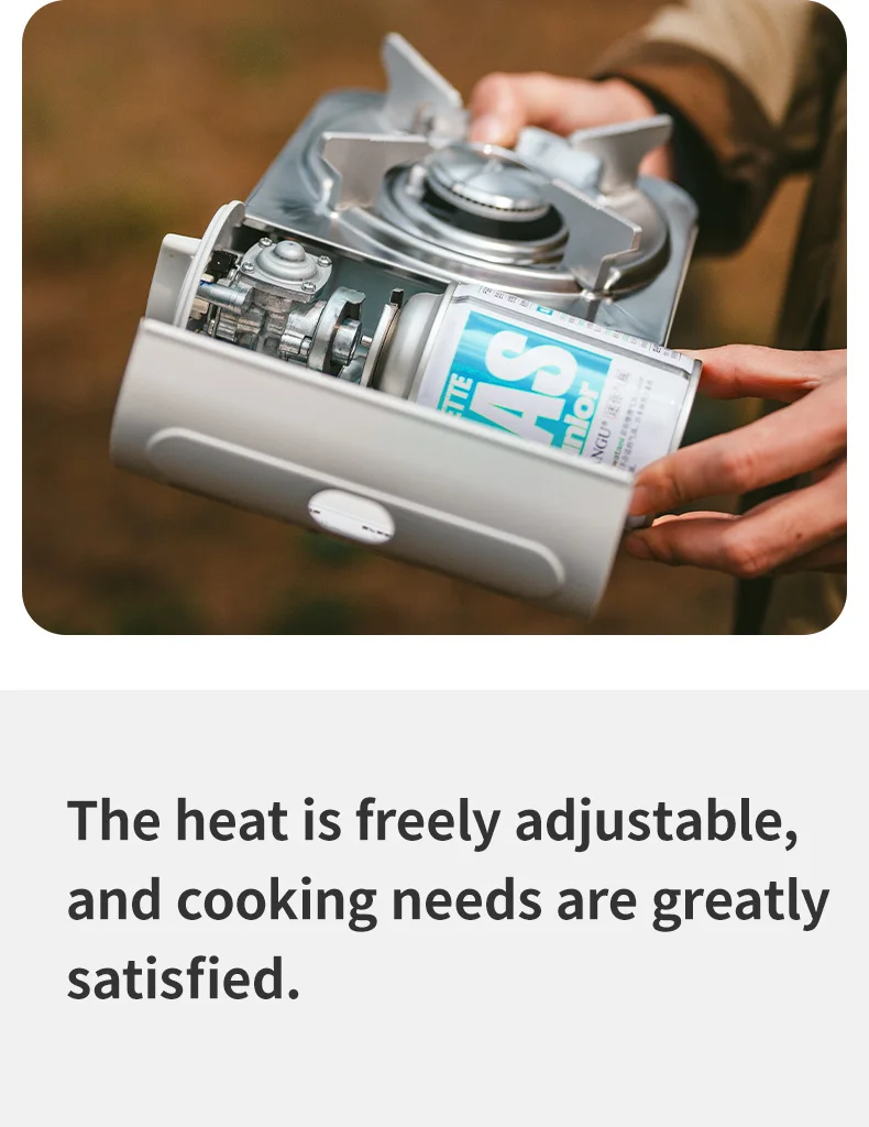 Naturehike 2024 New Camping Stove Portable Multifunctional 2200W High Power Cooking Gas Stove Outdoor Picnic Travel Gas Burner