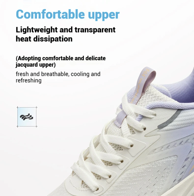 361 Degrees Women Running Shoes Mesh Lightweight Breathable Rebound Versatile Cushioned Grippy Jogging Female Sneakers 682522206