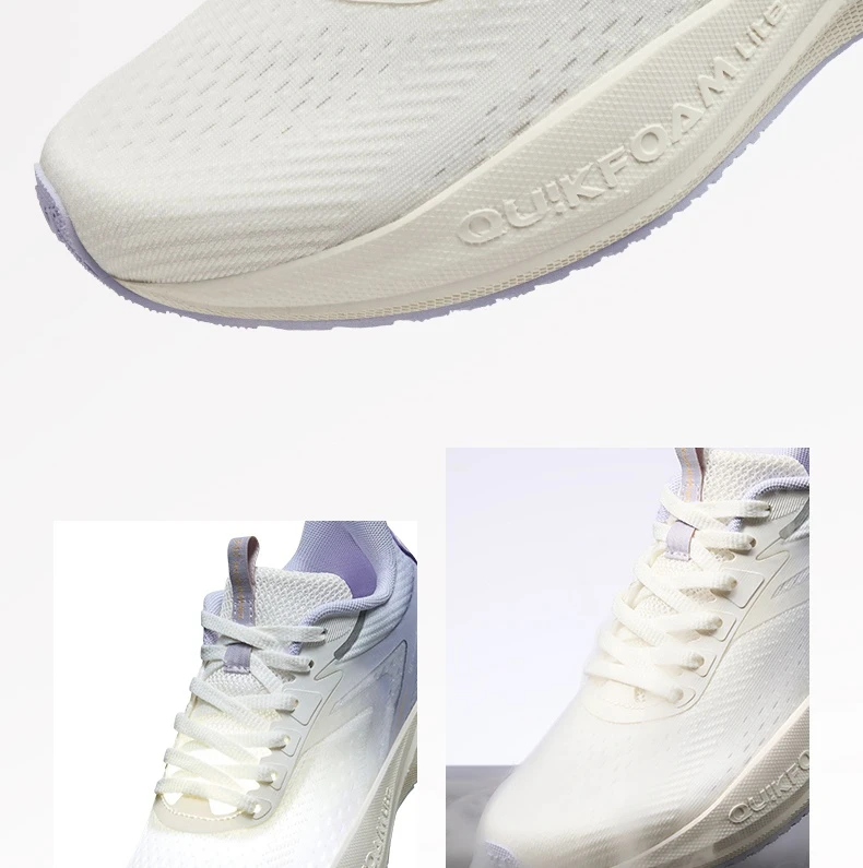 361 Degrees Women Running Shoes Mesh Lightweight Breathable Rebound Versatile Cushioned Grippy Jogging Female Sneakers 682522206