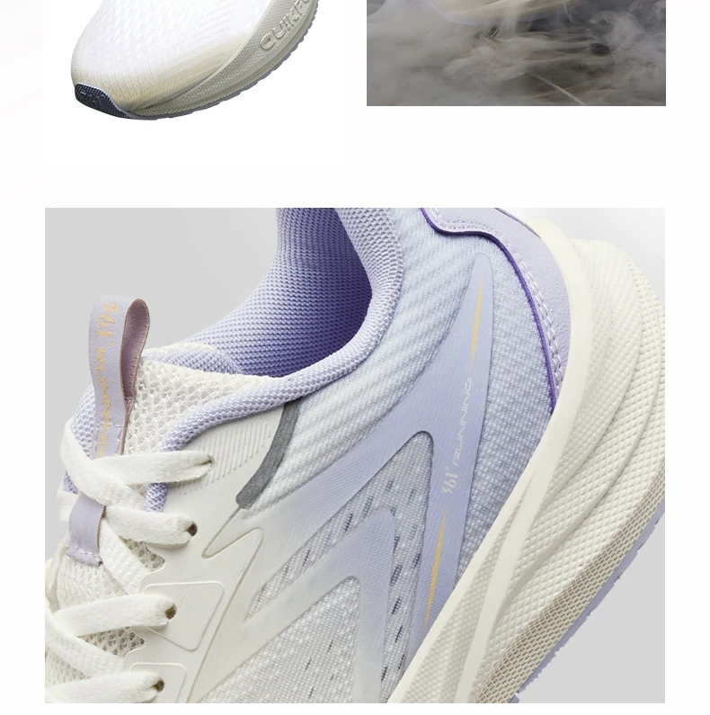 361 Degrees Women Running Shoes Mesh Lightweight Breathable Rebound Versatile Cushioned Grippy Jogging Female Sneakers 682522206