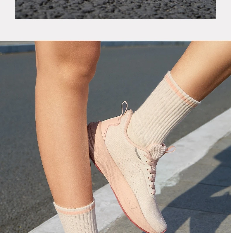 361 Degrees Women Running Shoes Mesh Lightweight Breathable Rebound Versatile Cushioned Grippy Jogging Female Sneakers 682522206
