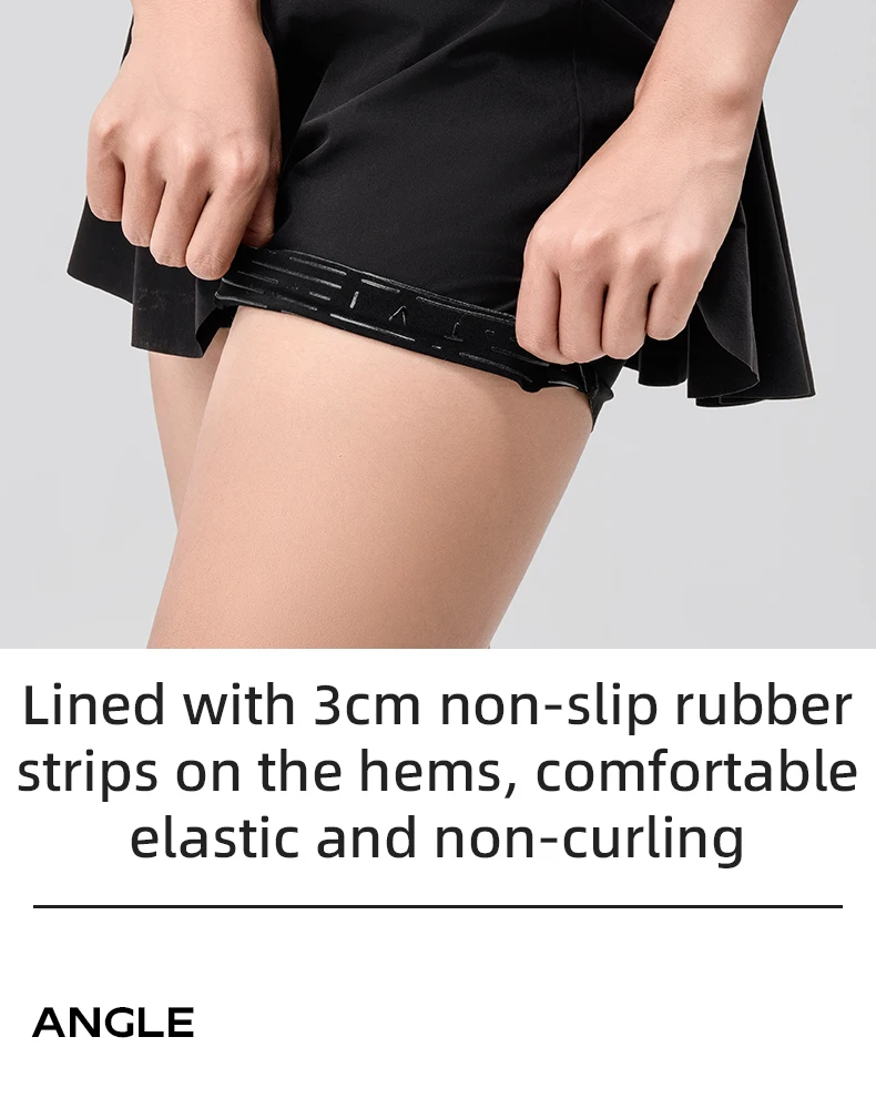 ROCKBROS TVI Women Cycling Skirt Bike Shorts Breathable Sports Pants Anti-Glare Short Pants Shockproof Sponge Pad Tennis Skirt