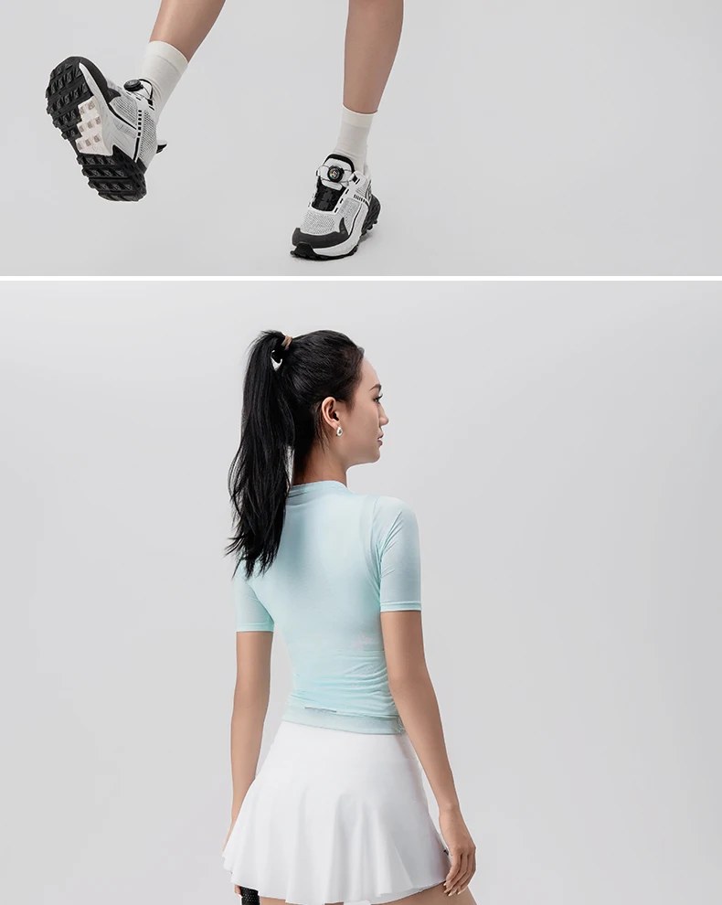 ROCKBROS TVI Women Cycling Skirt Bike Shorts Breathable Sports Pants Anti-Glare Short Pants Shockproof Sponge Pad Tennis Skirt