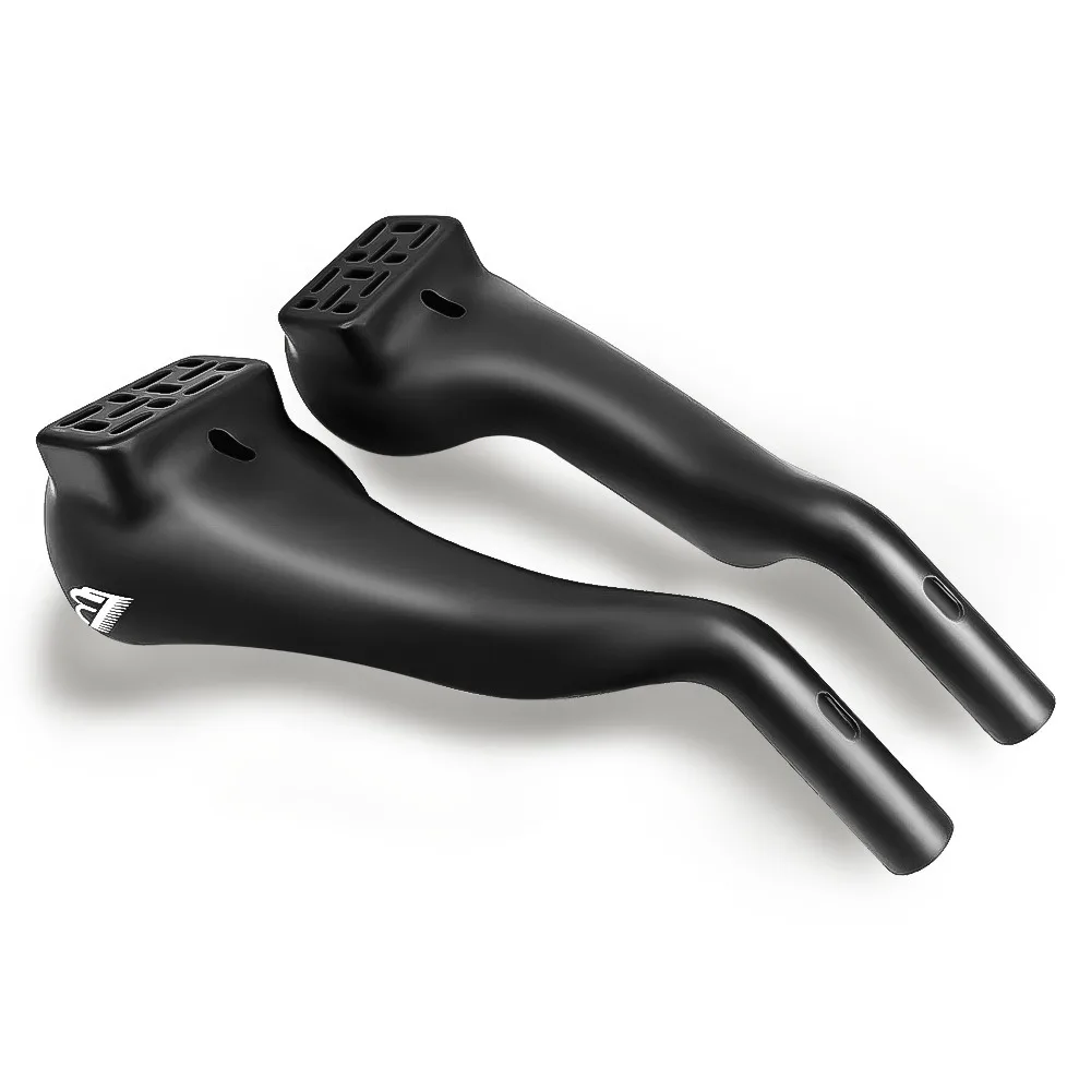 Carbon Fiber Bicycle Rest TT Handlebar Clip on Aero Bars Handlebar Extension Triathlon Time Trial Cycling Parts 20-54.5 degree