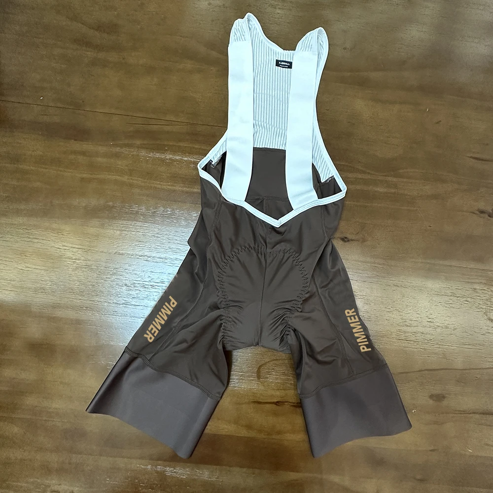 PIMMER Summer Cycling Bib Shorts Men's Road Bike Bib Lightweight Breathable Fabric with 5 Hours Ride Pad