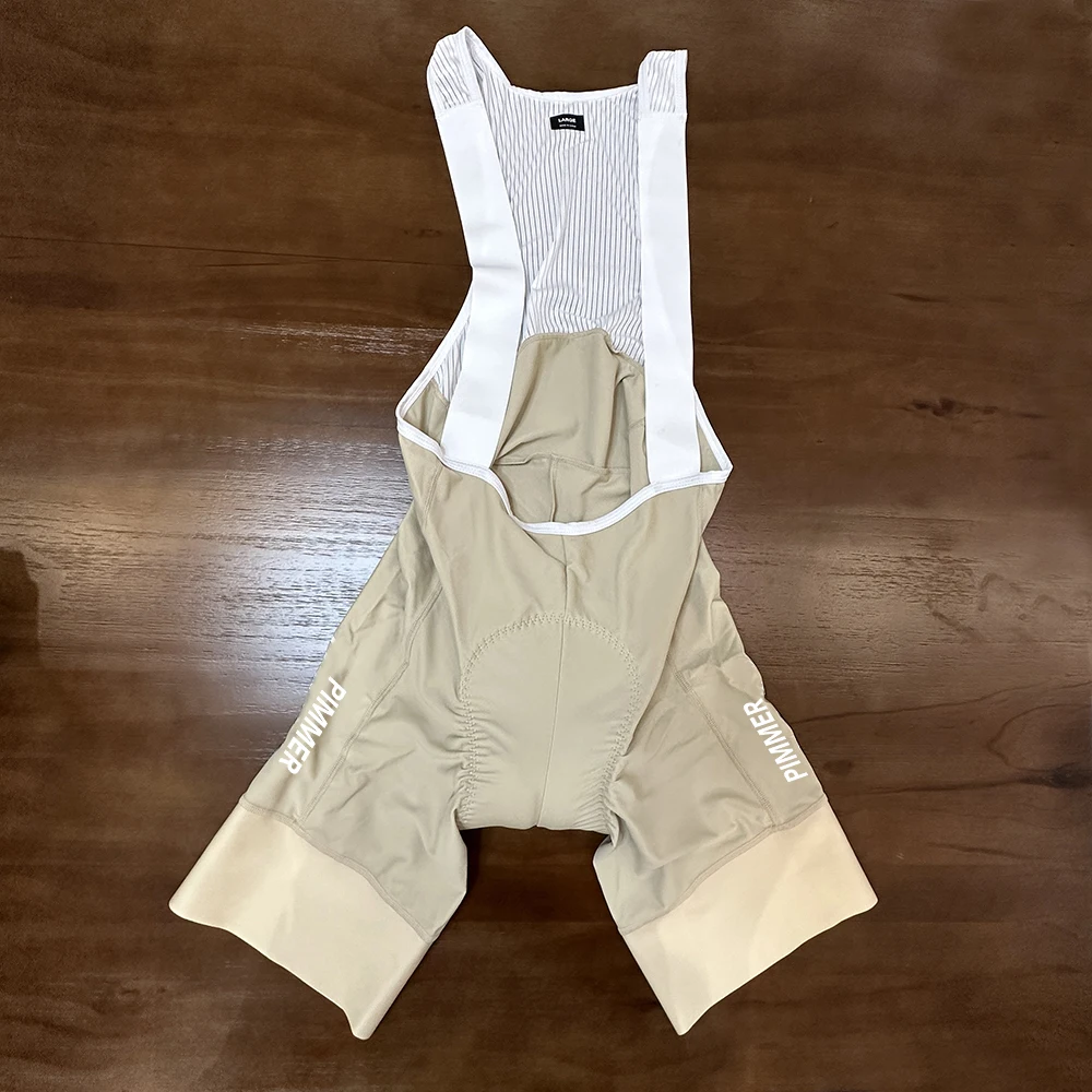 PIMMER Summer Cycling Bib Shorts Men's Road Bike Bib Lightweight Breathable Fabric with 5 Hours Ride Pad