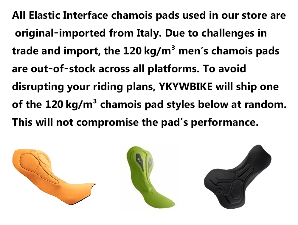 YKYWBIKE Men's Cycling Bib Shorts Italy Interface Padding 7 Hours Riding Bicycle Bib Pants Pro Summer Road Bike Bibs