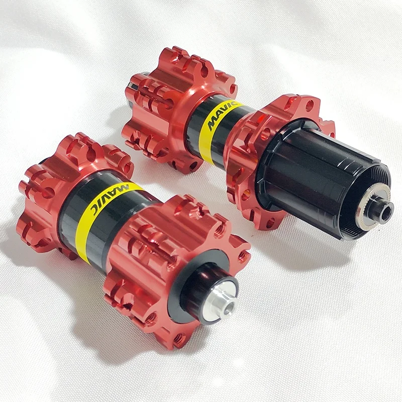 700C Road Bike Mid-Lock Quick Release Hub CR Mountain Bike Six-Ding Barrel Axle Disc Brake Version 24-hole Six-Bearing Hub