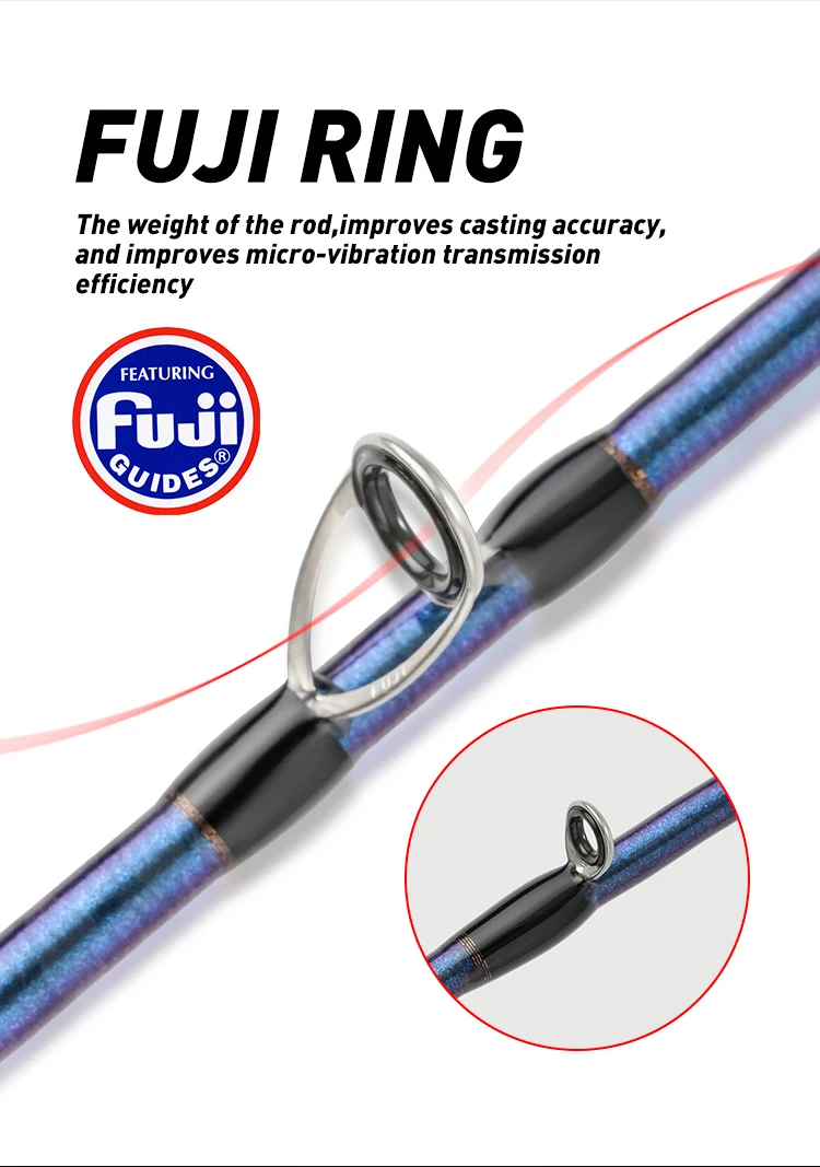1.75m octopus fishing rod Baitcasting Fishing rod Titanium Tip Boat Fishing rod with Comfortable handle 1.7m Sprial guides