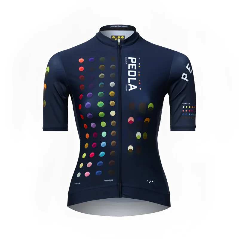 Classic Women's Cycling Tops Summer Short Sleeve Cycling Jersey Team Customized Outdoor Breathable Cycling Jersey