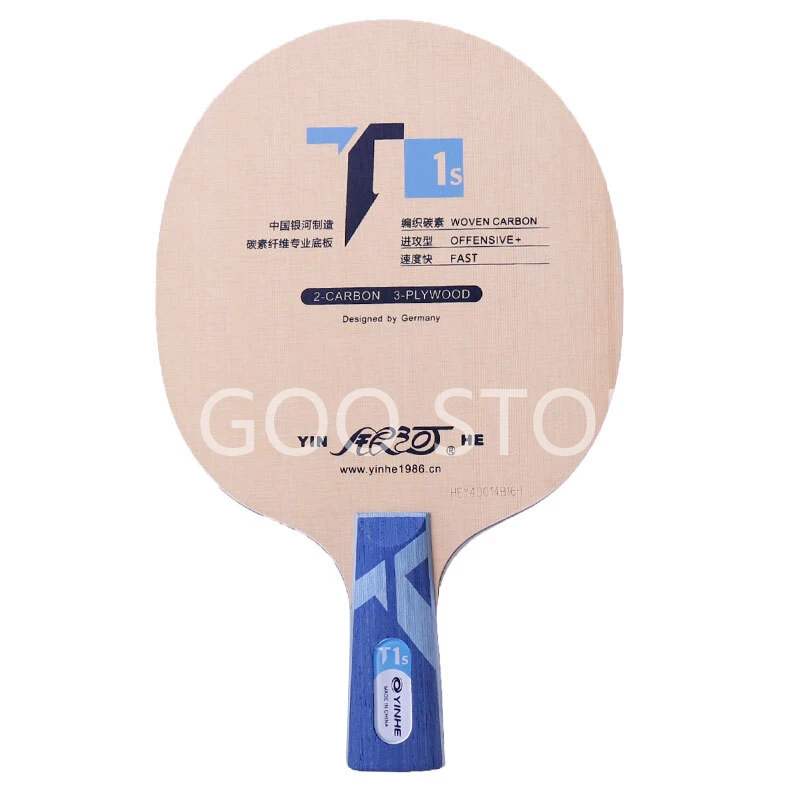 YINHE T-1S / T1S Table Tennis Blade (Hinoki Carbon SCHLAGER Structure) Original YINHE T1 Racket Galaxy Ping Pong Bat Paddle