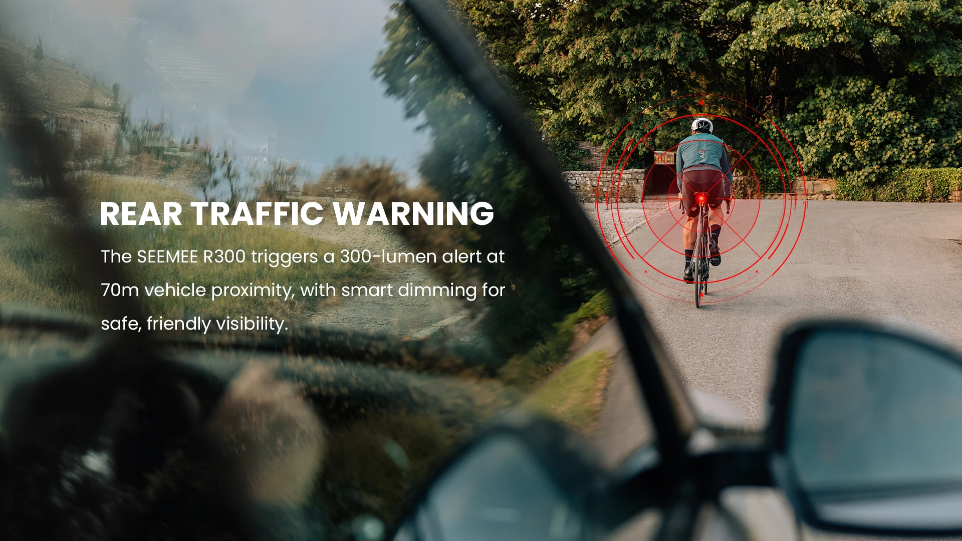 Magicshine SEEMEE R300 Bicycle Radar Tail Light Bike Smart Rear Light LED New Cycling Taillight